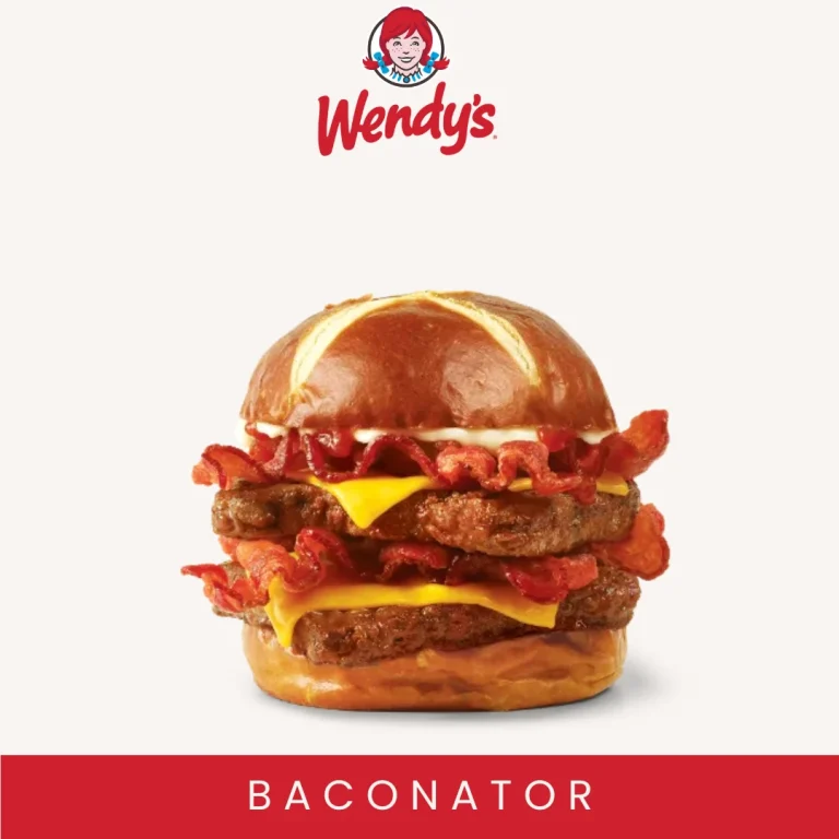 Wendy's Baconator Price, Calories, Nutritional Value, Ingredients and Allergens