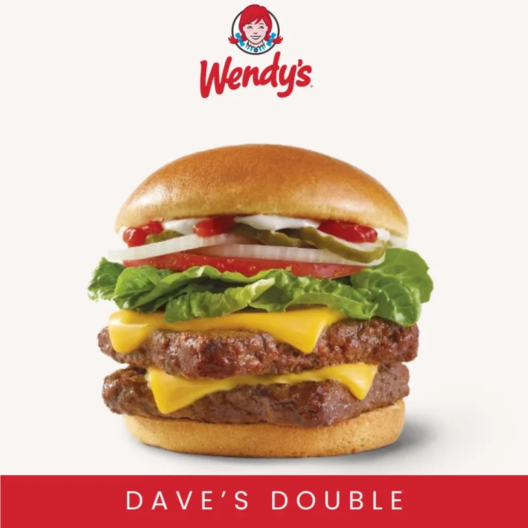 Wendy's Dave’s Double Price, Calories, Nutritional Value, Ingredients and Allergens
