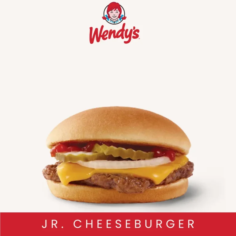 Wendy's Jr. Cheeseburger Price, Calories, Nutritional Value, Ingredients and Allergens