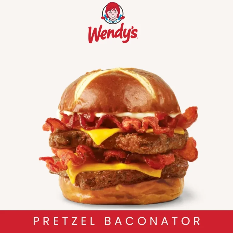 Wendy's Pretzel Baconator Price, Calories, Nutritional Value, Ingredients and Allergens