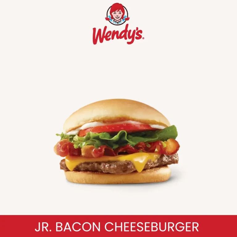 Wendy's Jr. Bacon Cheeseburger Price, Calories, Nutritional Value, Ingredients and Allergens