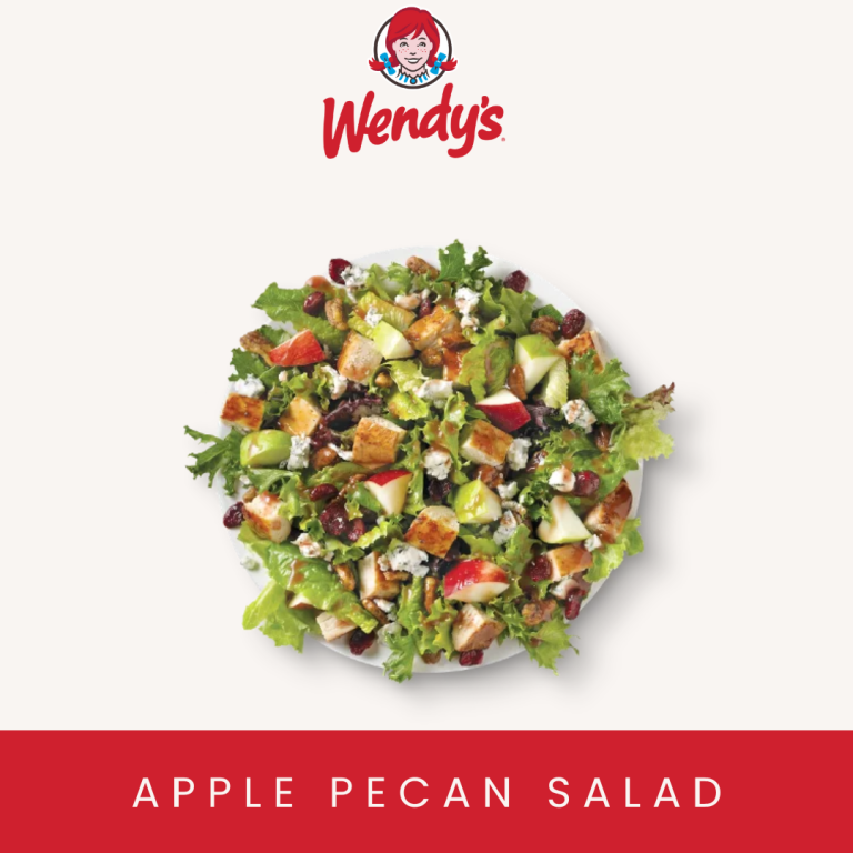 Wendy's Apple Pecan Salad Price, Calories, Ingredients and Allergens