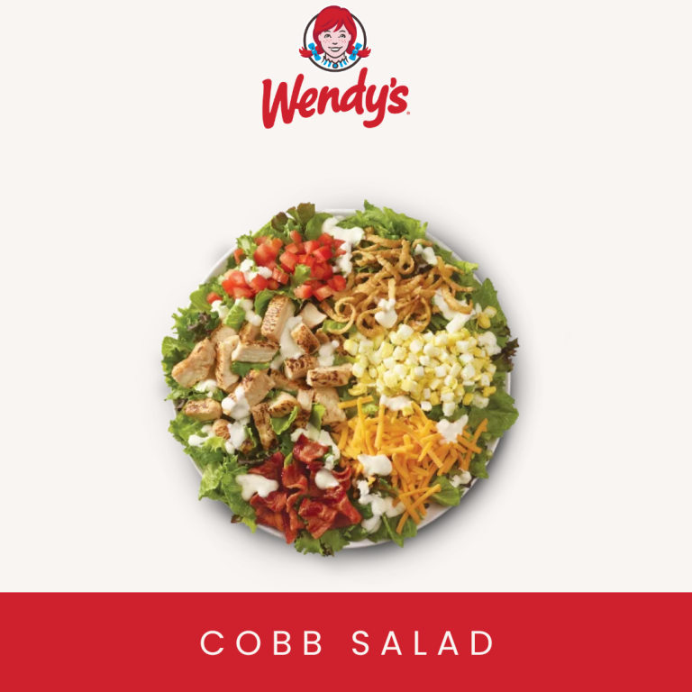 Wendy's Cobb Salad Price, Calories, Ingredients and Allergens