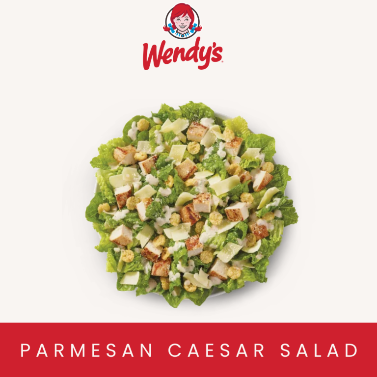 Wendy's Parmesan Caesar Salad Price, Calories, Ingredients and Allergens